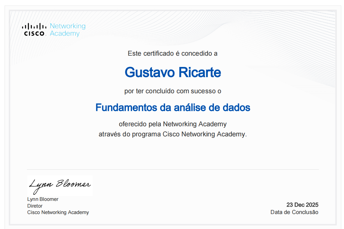 Fundamentos da anƔlise de dados